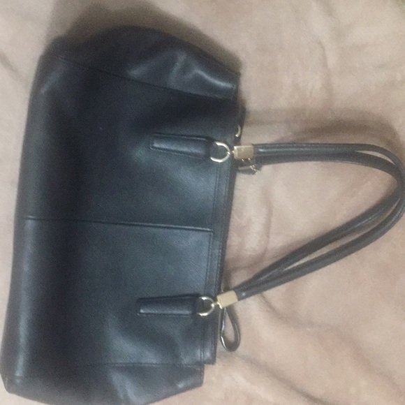 Coach Purse (Black Leather) - Picture 2 of 9